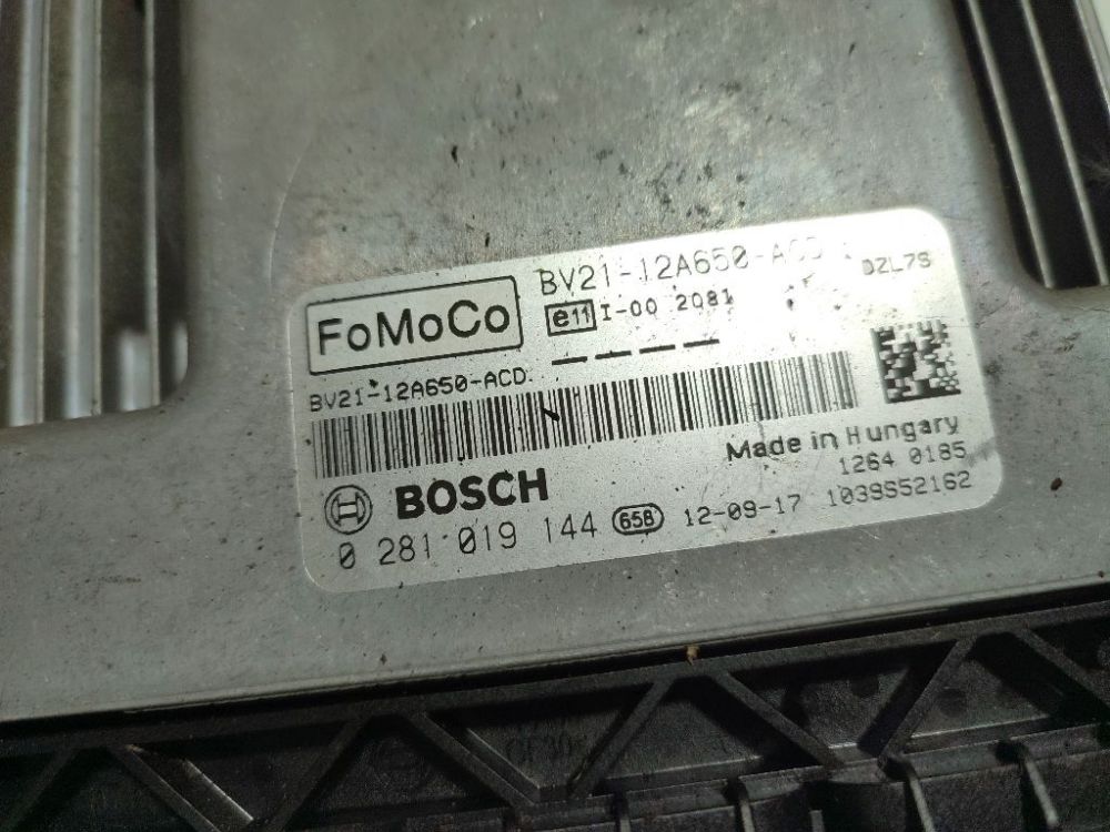 BV2112A650ACD Ford Fiesta 2012 ECU Engine Computer (Engine Control Unit) - Thumbnail 3