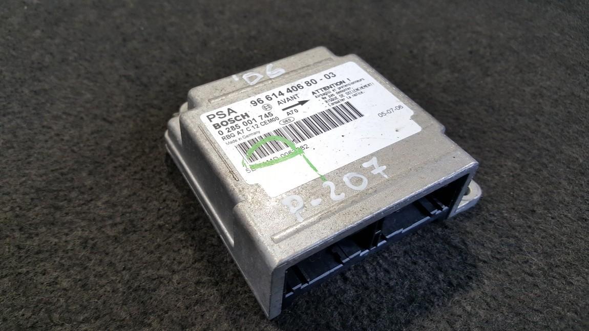 966144068003 Peugeot 207 2006 Airbag crash sensors module
