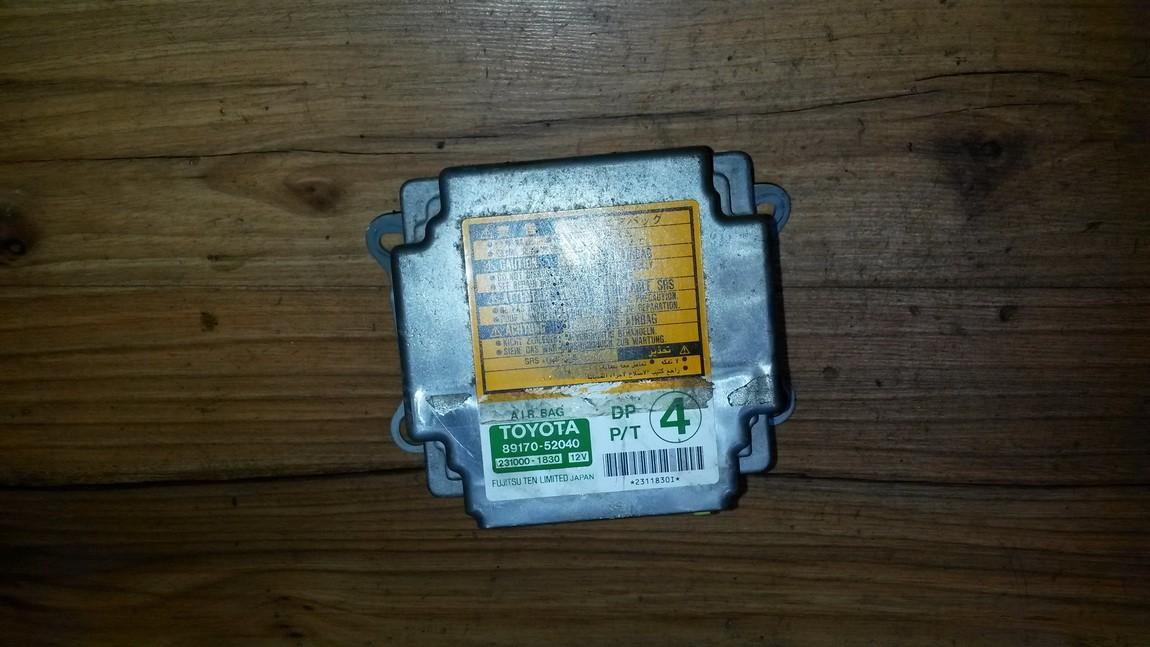 010306AE Toyota Yaris 2002 Airbag crash sensors module