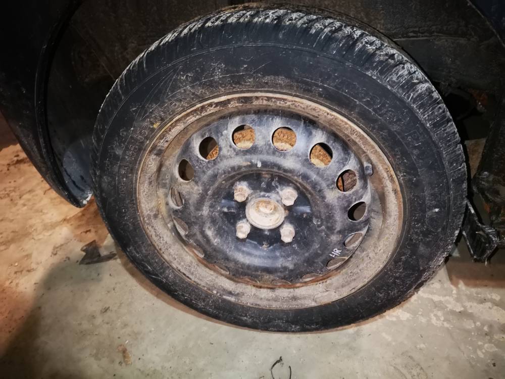 4X100 Toyota Aygo 2008 Komplet stalowych felg R14 - Thumbnail 2