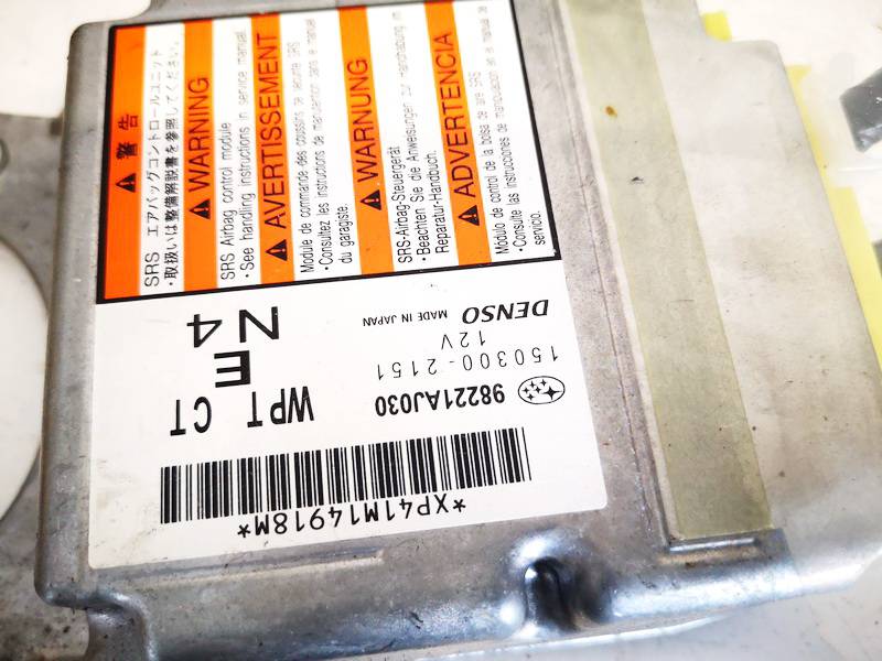 98221AJ030 Subaru Legacy 2010 Airbag crash sensors module - Thumbnail 2