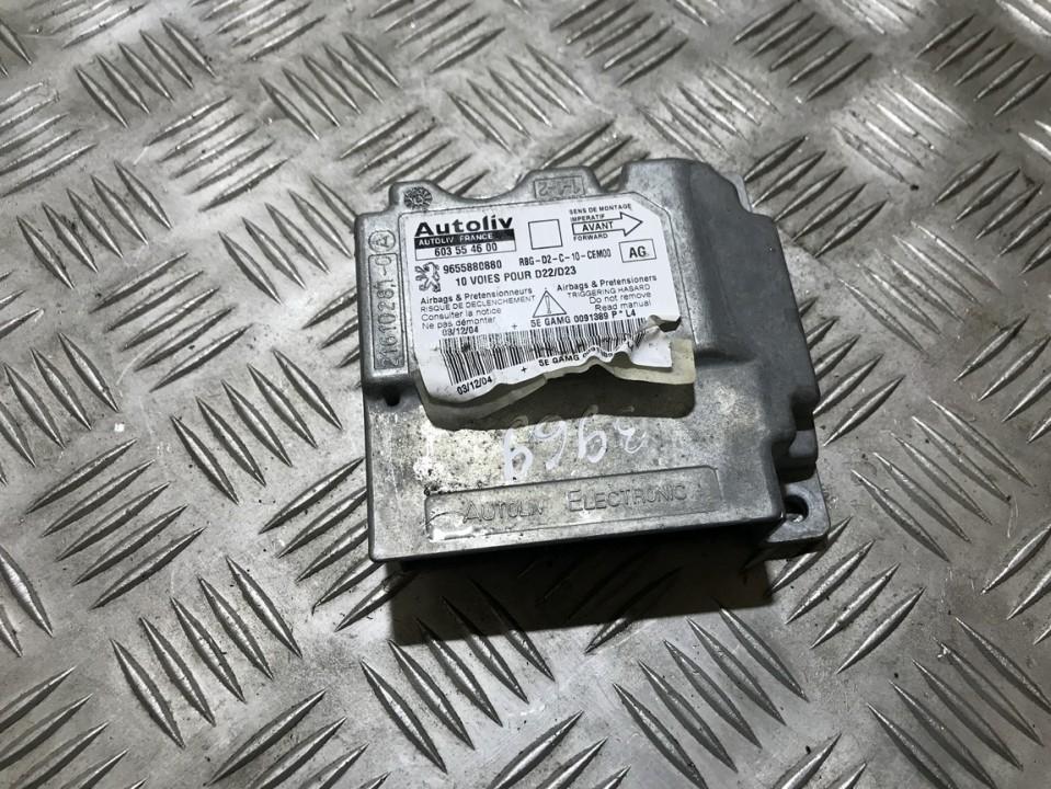9655880880 Peugeot 407 2004 Airbag crash sensors module
