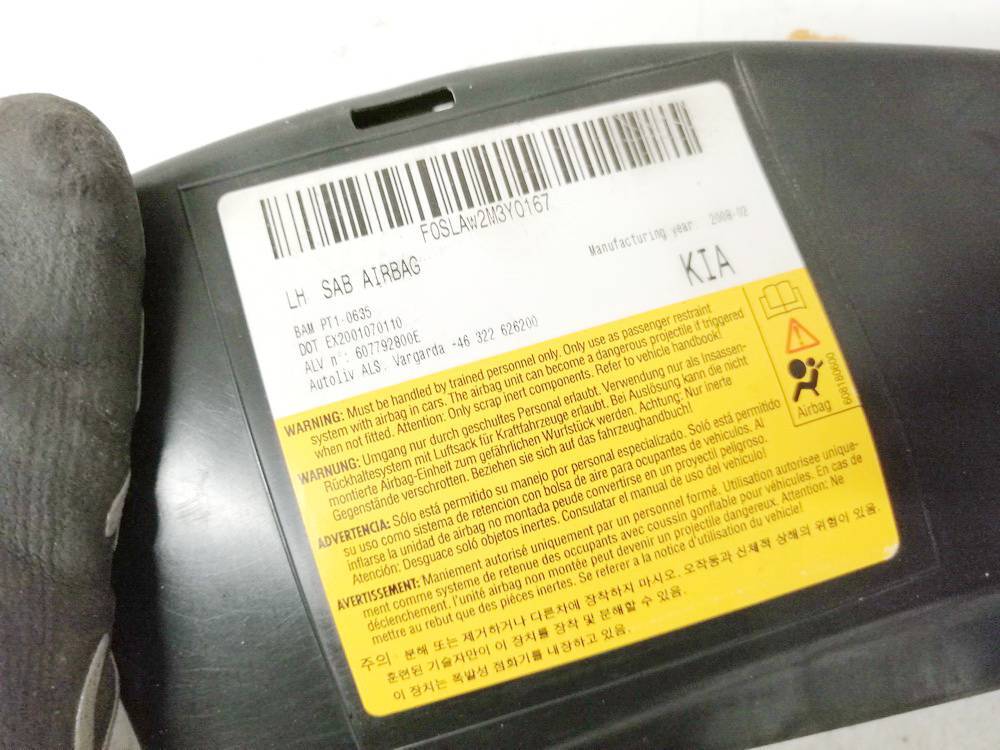 607792800E Kia Ceed 2008 Sedynes Airbag SRS - Thumbnail 3
