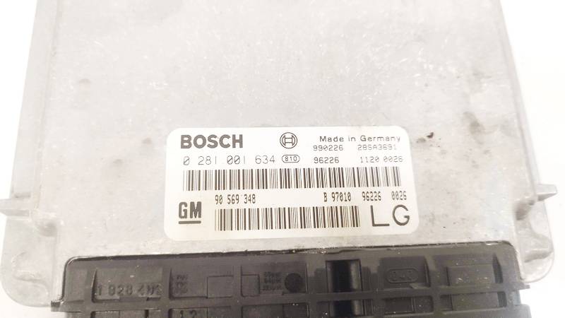 90569348 Opel Vectra 1999 ECU Engine Computer (Engine Control Unit) - Thumbnail 3