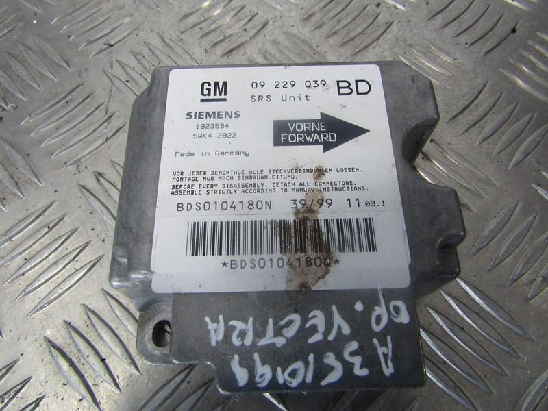 09229039 Opel Vectra 1999 Airbag crash sensors module