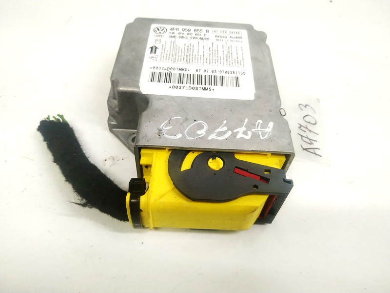 4F0959655B Audi A6 2005 SRS AIRBAG KOMPIUTERIS - ORO PAGALVIU VALDYMO BLOKAS - Thumbnail 2