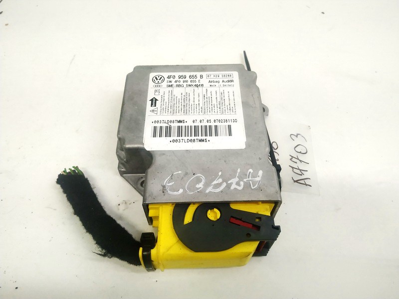 4F0959655B Audi A6 2005 SRS AIRBAG KOMPIUTERIS - ORO PAGALVIU VALDYMO BLOKAS