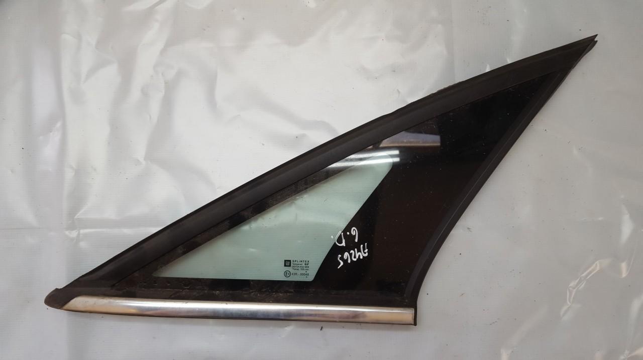 Opel Vectra 2006 Corner quarter window glass - REAR RIGHT