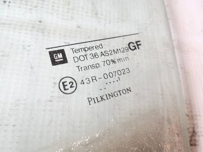 AS2 Opel Astra 2001 Szyba drzwi - PRZEDNIE LEWE - Thumbnail 2