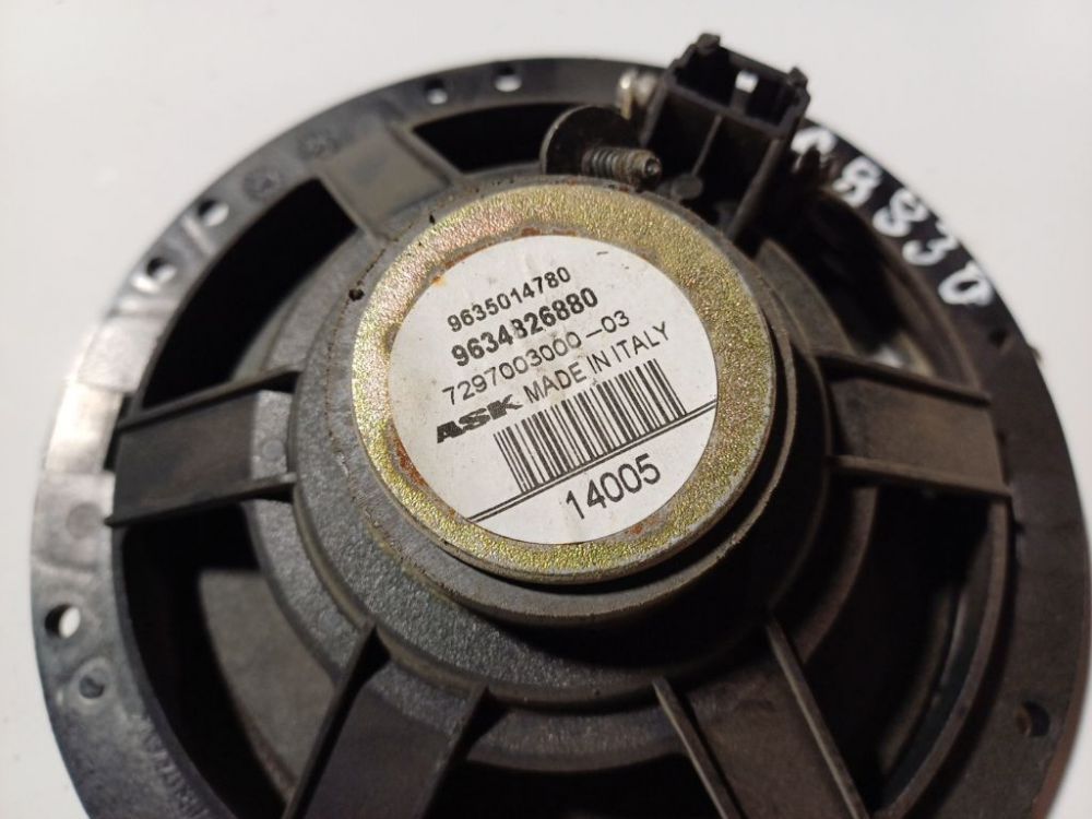 9635014780 Citroen C4 2006 Speaker (audio) - Thumbnail 3