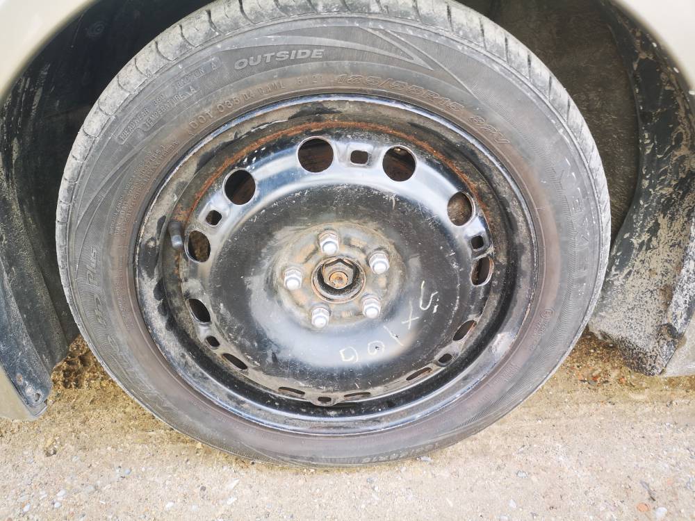 5X100 Subaru Impreza 2008 Felgen - Reifen  R15 - Thumbnail 2