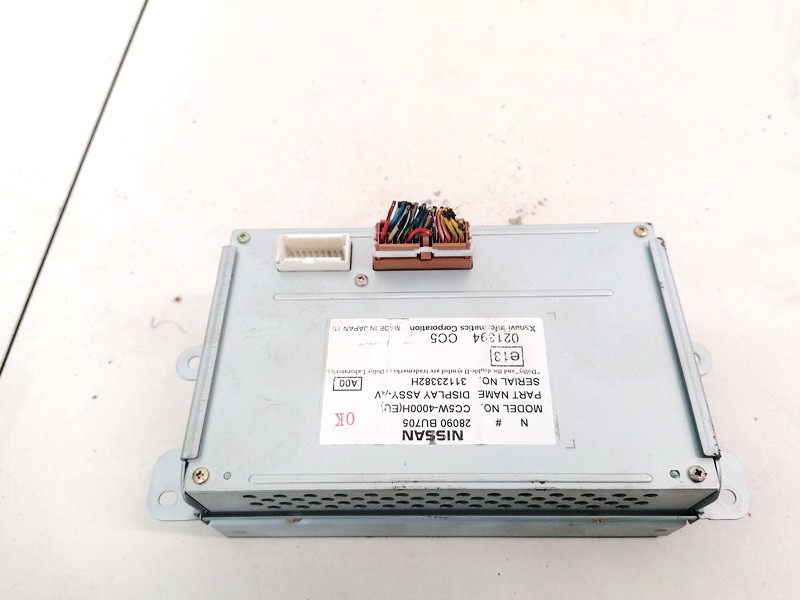 28090BU705 Nissan Almera Tino 2003 Бортовой компьютер дисплей (дисплей информационный) - Thumbnail 2