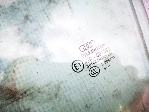 AS2 Audi Q7 2007 Seitenscheibe Fenster Seiten Scheibe Vorne Linke - Thumbnail 2