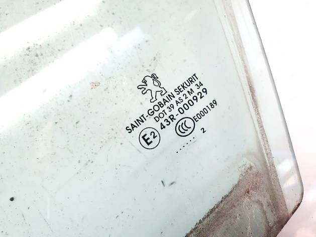 DOT39AS2M34 Peugeot 508 2012 Szyba drzwi - PRZEDNIE LEWE - Thumbnail 2