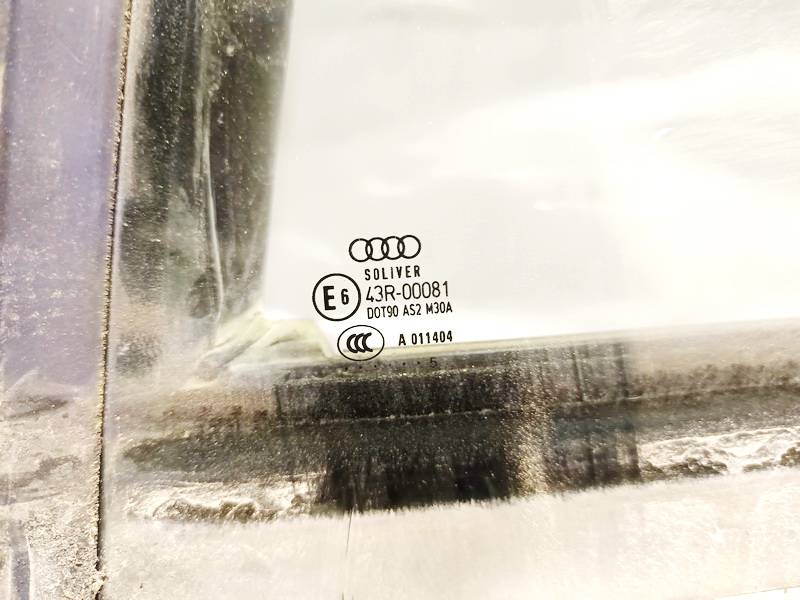 AS2 Audi A4 2005 Door-Drop Glass - REAR LEFT - Thumbnail 2