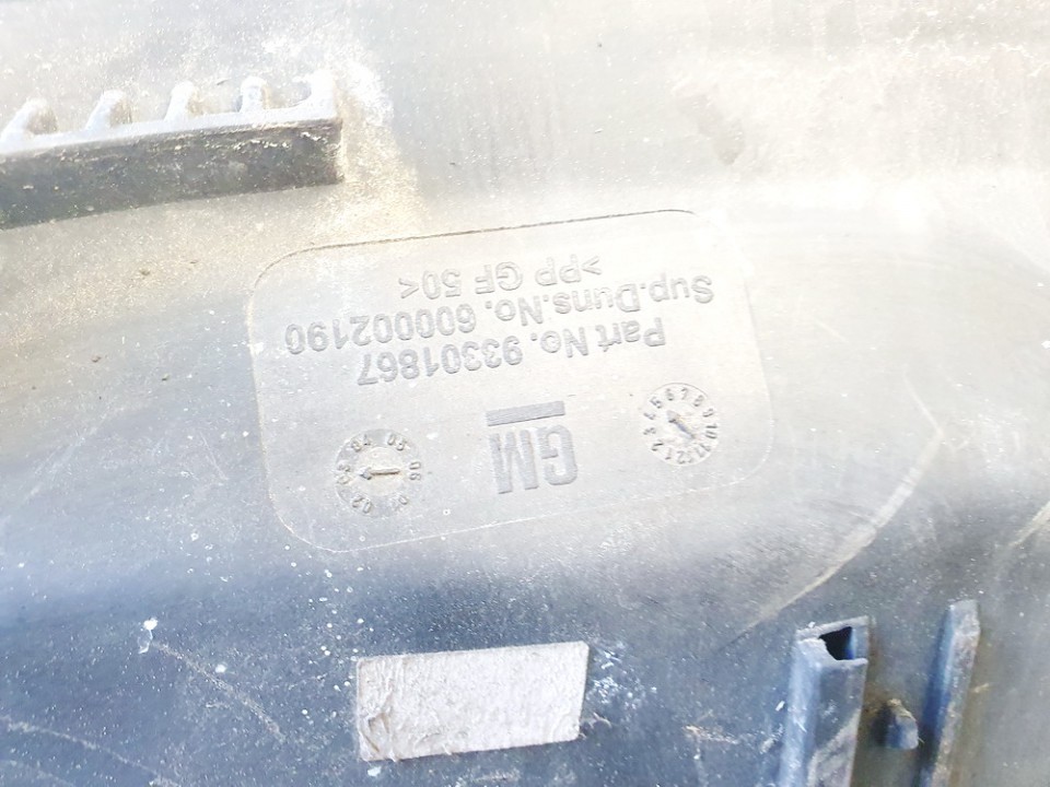 93301867 Opel Meriva 2003 Wiper Muolding - FRONT - Thumbnail 3