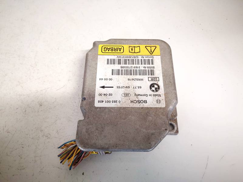 0285001458 BMW 3-Series 2002 Steuergerät ECU Modul Airbag steuergerät