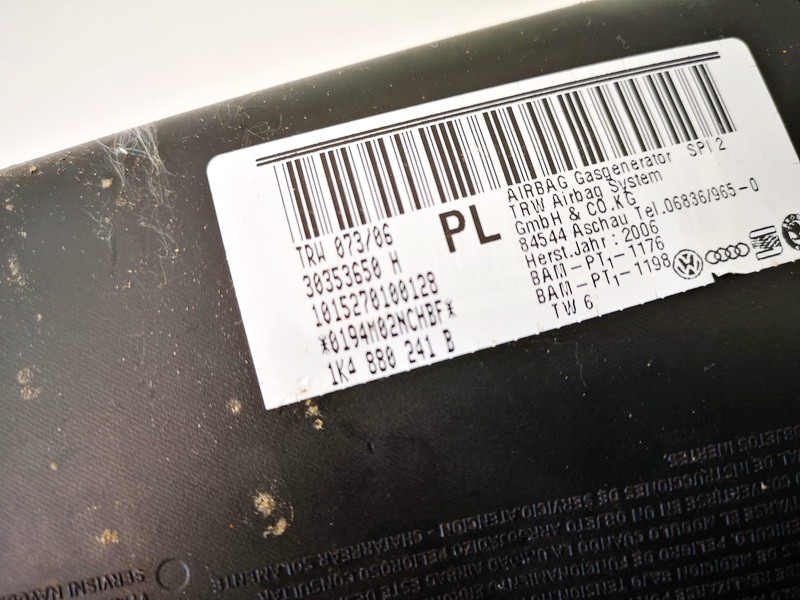 1K4880241B Skoda Octavia 2006 Seat AIRBAG - Thumbnail 2