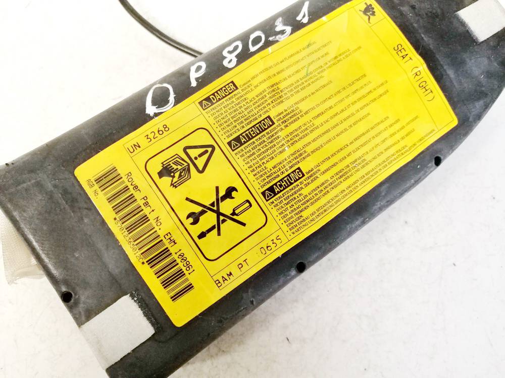 100961 Rover 75 2002 Seat AIRBAG - Thumbnail 3