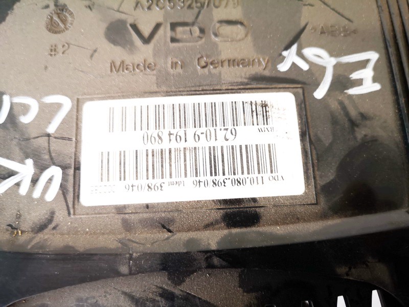 62109194890 BMW 5-Series 2006 Speedometers - Cockpit - Speedo Clocks Instrument - Thumbnail 2