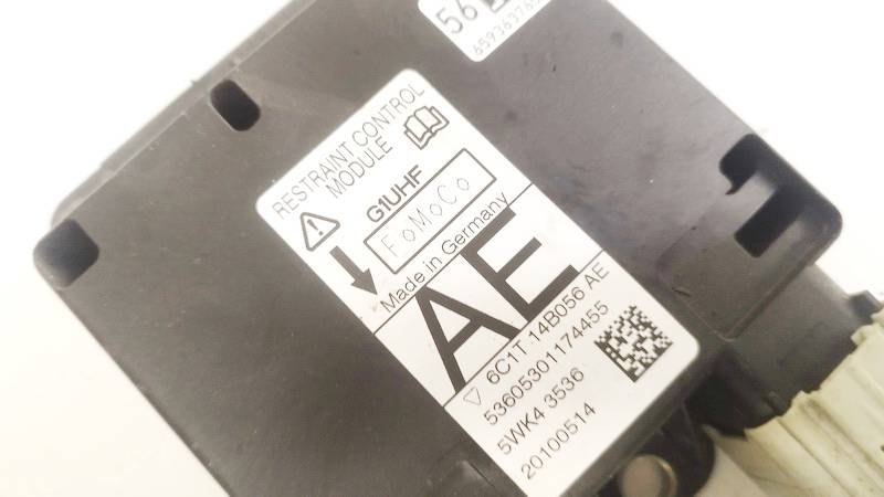 6C1T14B056AE Ford Transit 2010 SRS AIRBAG KOMPIUTERIS - ORO PAGALVIU VALDYMO BLOKAS - Thumbnail 2
