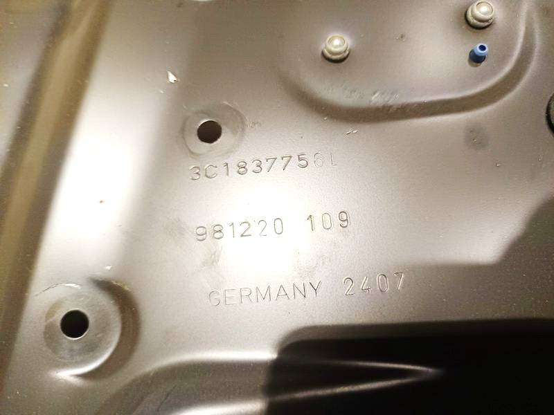 3C1837756L Opel Zafira 2002 Podnośnik szyby drzwi przesuwnych BEZ silnika - przód prawy - Thumbnail 3