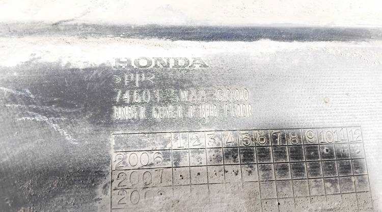 74603SWAAG000 Honda CR-V 2007 Bottom protection - Thumbnail 3