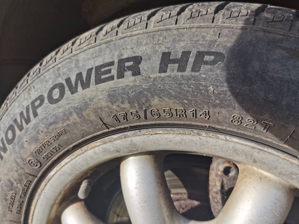 4X100 Renault Kangoo 2007 Jeu de roues pluie R14 - Thumbnail 5