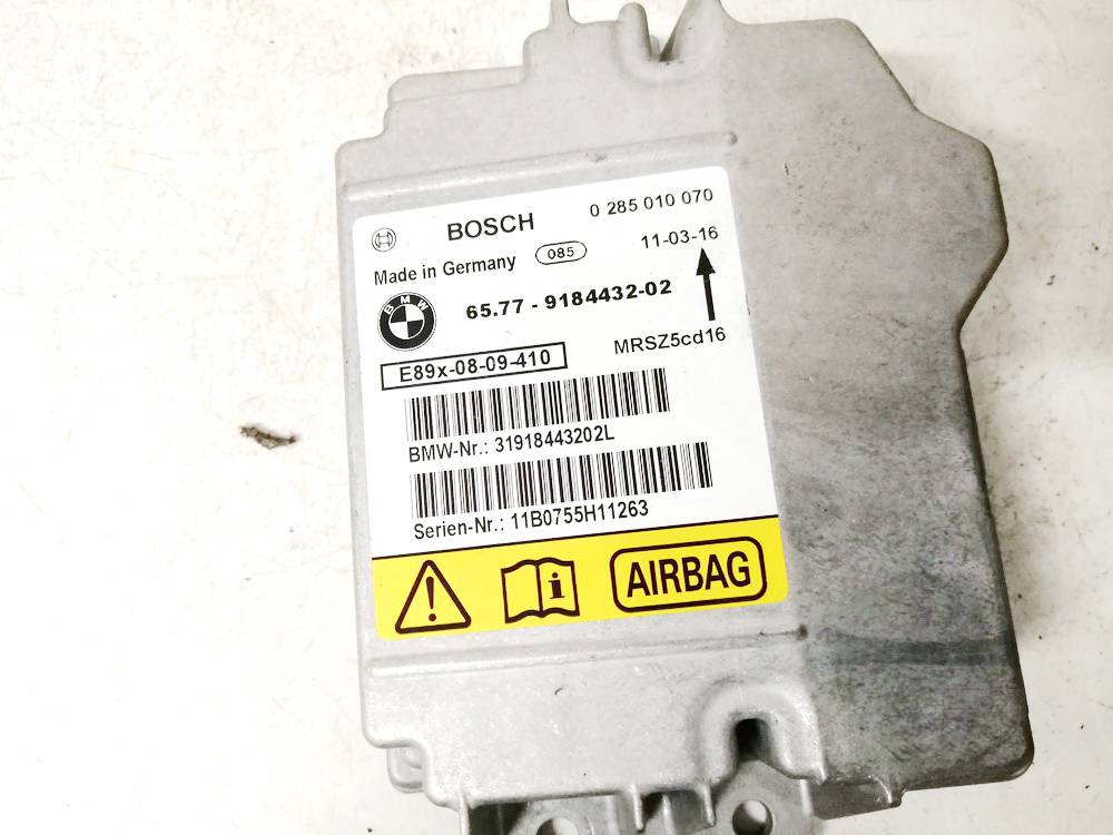 6577918443202 BMW 3-Series 2006 Airbag crash sensors module - Thumbnail 3