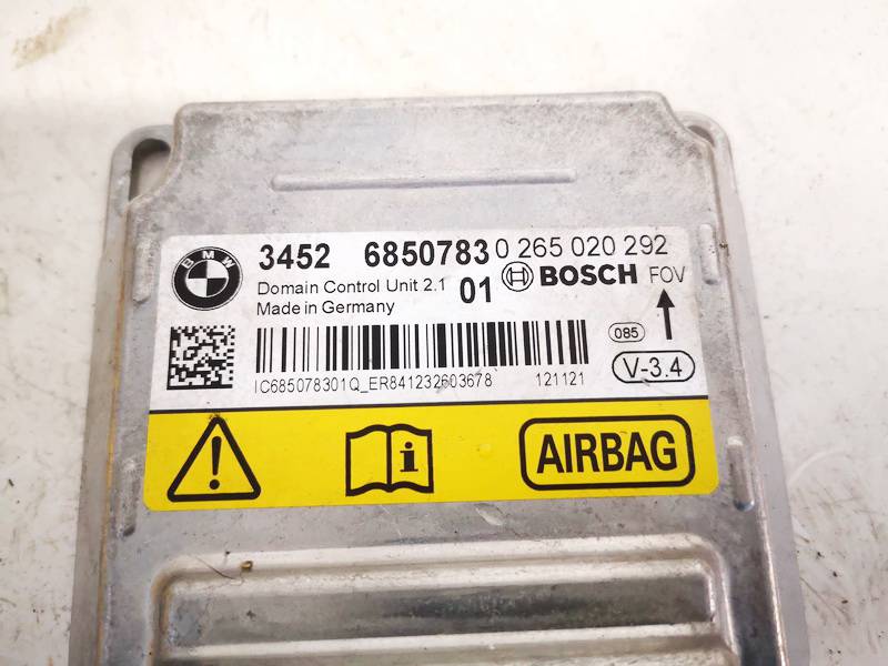 34526850783 BMW 5-Series 2012 Steuergerät ECU Modul Airbag steuergerät - Thumbnail 2