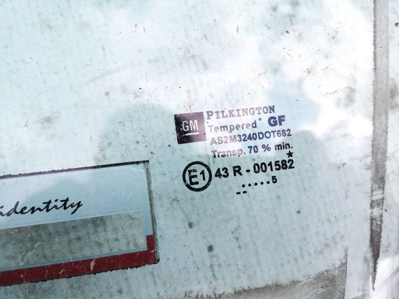 AS2 Opel Astra 2006 Door-Drop Glass - FRONT LEFT - Thumbnail 2