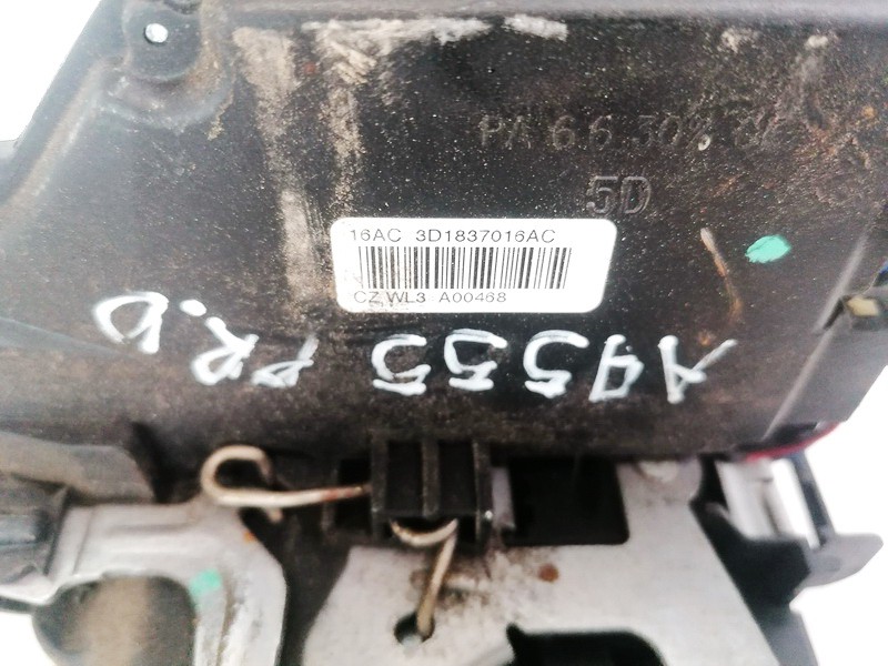 3D1837016AC Skoda Octavia 2007 Door Lock Mechanism - FRONT RIGHT - Thumbnail 3