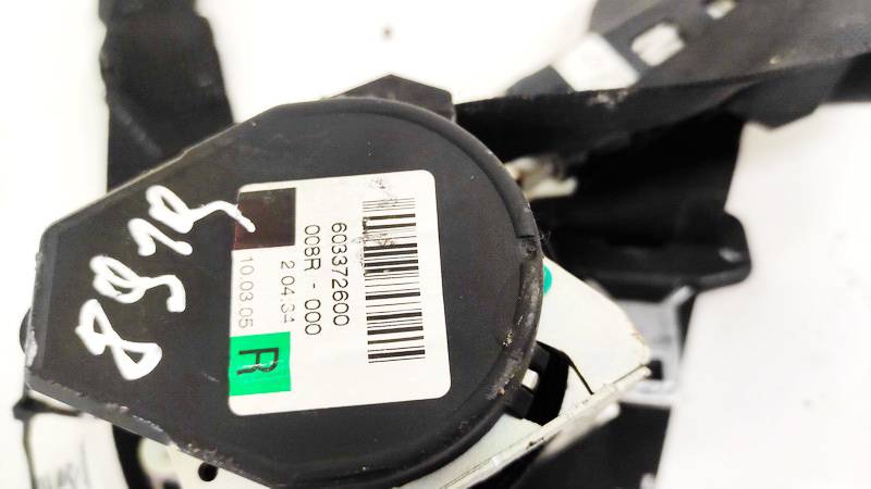 603372600 Mercedes-Benz ML-CLASS 2005 Seat belt - FRONT RIGHT - Thumbnail 3