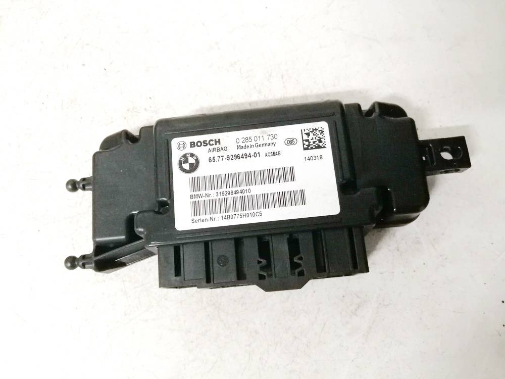 6577929649401 BMW 3-Series 2012 SRS AIRBAG KOMPIUTERIS - ORO PAGALVIU VALDYMO BLOKAS