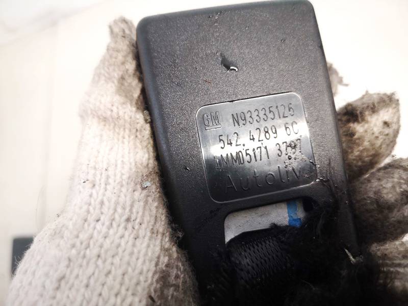 N93335126 Opel Meriva 2005 Seat belt holder (Seat belt Buckle) - REAR LEFT - Thumbnail 3