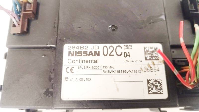 284B2JD02C Nissan Qashqai 2011 General Module Comfort Relay (Unit) - Thumbnail 2