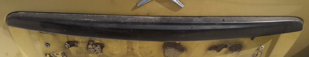 Citroen C3 2003 Zewnętrzne wykończenie tylnej klapy (oświetlenie tablicy rejestracyjnej) - TYLNE