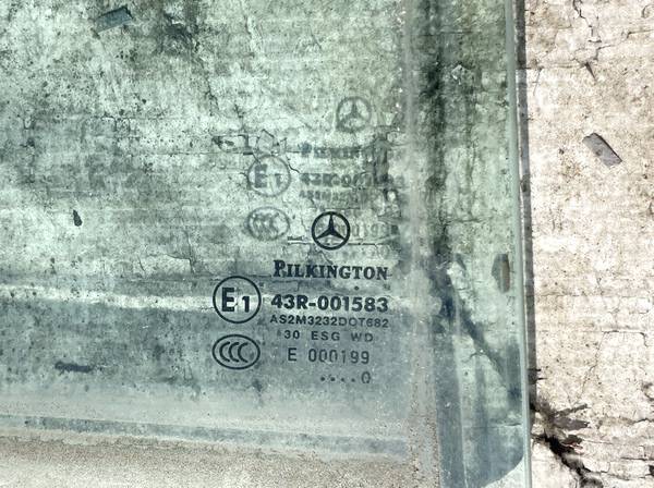 AS2 Mercedes-Benz B-CLASS 2007 Door-Drop Glass - REAR RIGHT - Thumbnail 2