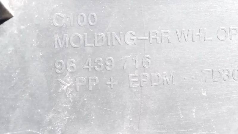 96439716 Chevrolet Captiva 2008 Poszerzenie błotnika (listwa nadkola) - TYLNE PRAWE - Thumbnail 3