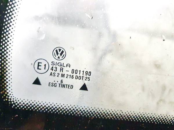 AS2M216DOT25 Volkswagen Passat 1996 Corner quarter window glass - REAR RIGHT - Thumbnail 2