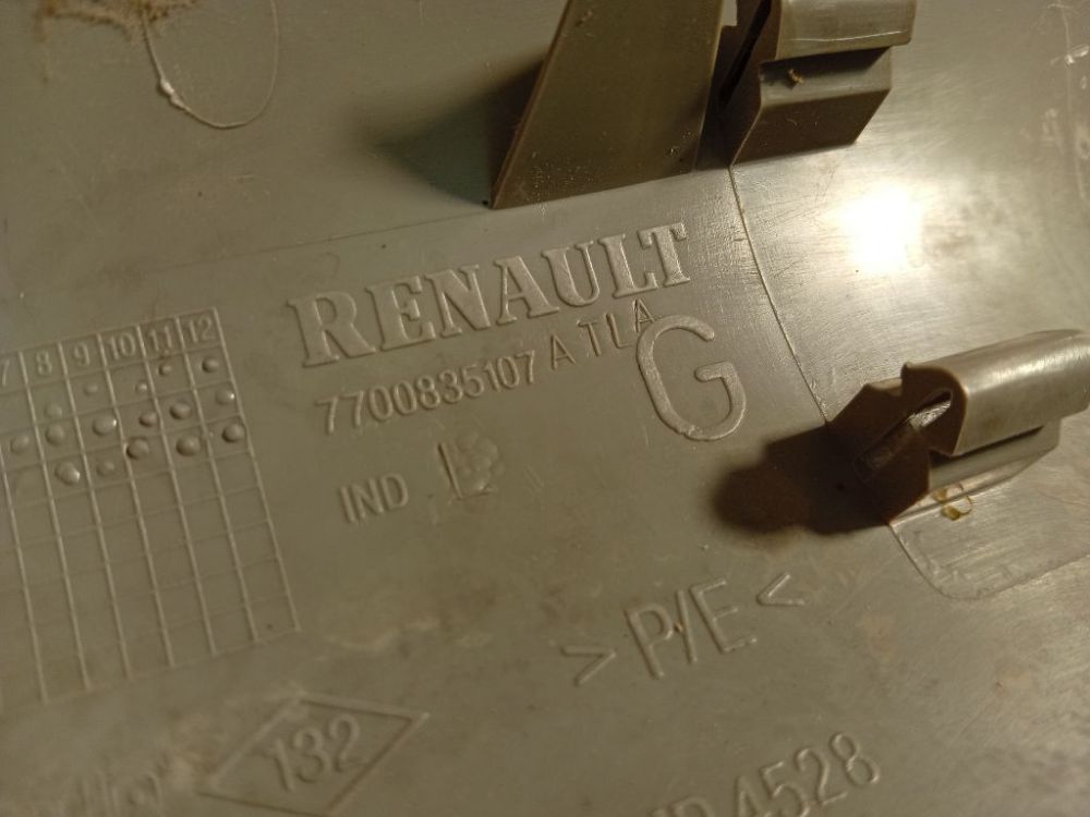 7700835107 Renault Scenic 2002 Vidinio slenkscio apdaila P.K. - Thumbnail 4