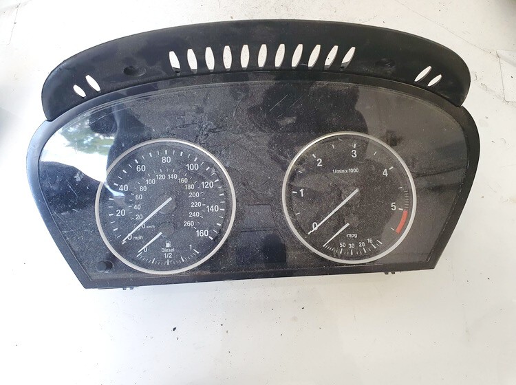 62109177262 BMW 5-Series 2006 Speedometers - Cockpit - Speedo Clocks Instrument