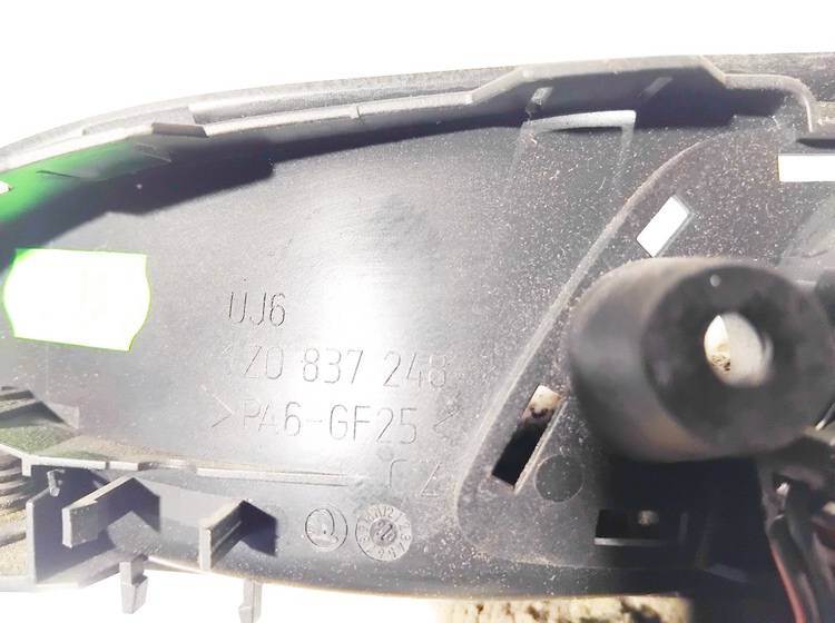 1Z0837248 Skoda Octavia 2006 Wewnętrzna klamka drzwi - PRZEDNIE PRAWE - Thumbnail 3