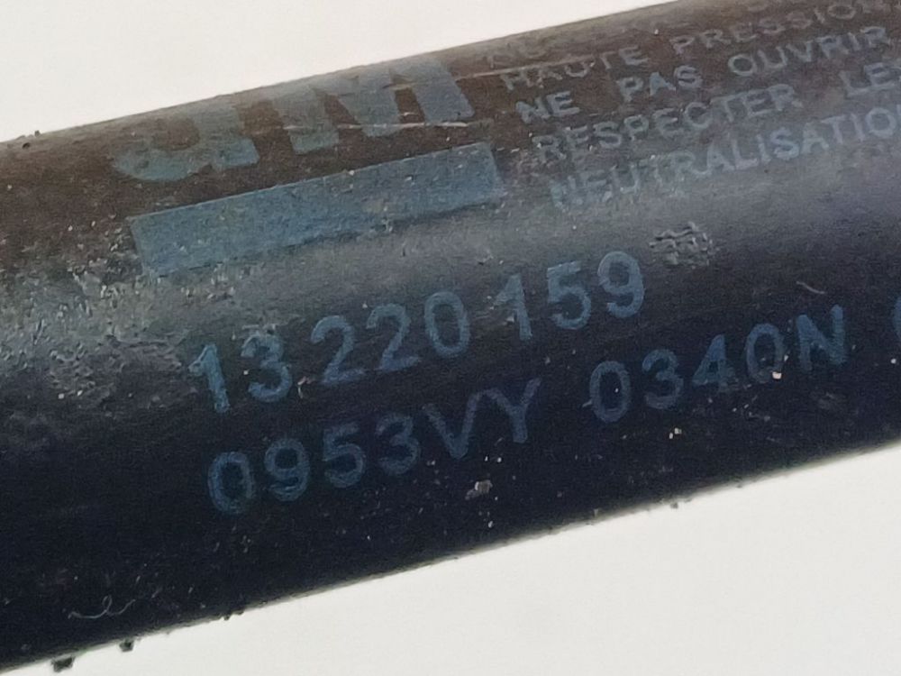 13220159 Opel Astra 2006 Trunk Luggage Shock Lift Cylinder, Gas Pressure Spring - REAR - Thumbnail 5