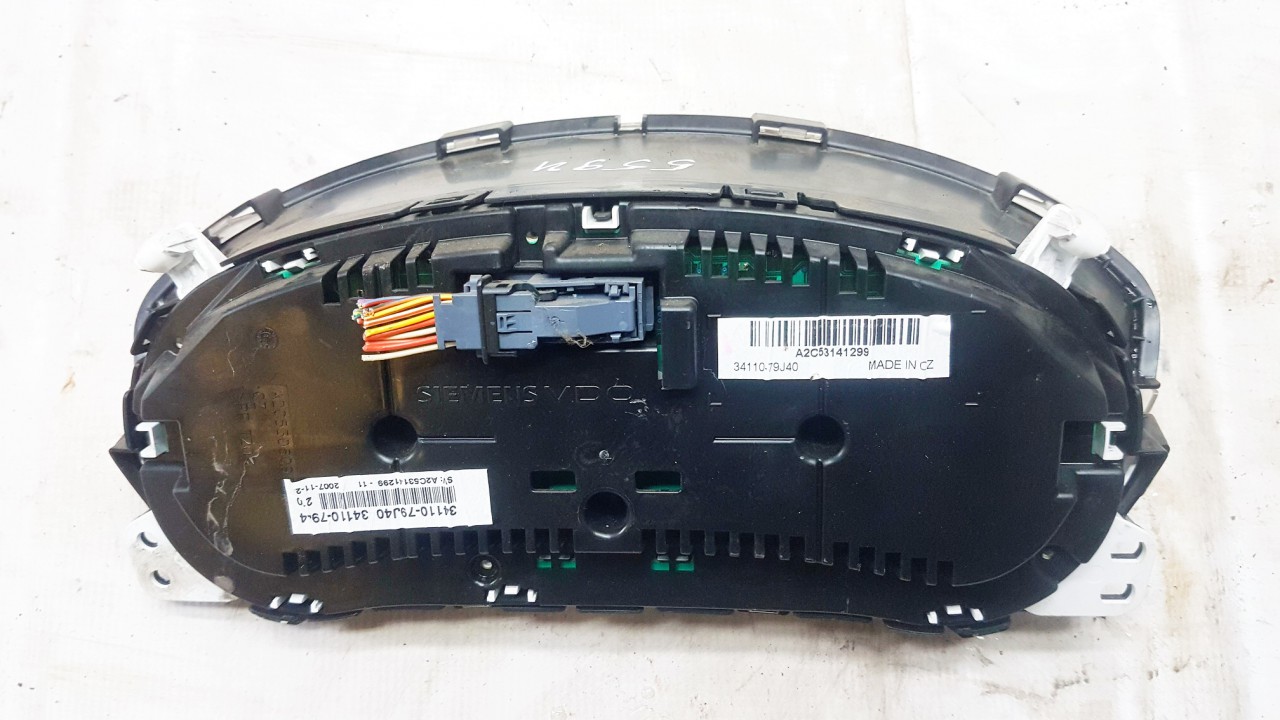 3411079J40 Suzuki SX4 2008 Speedometers - Cockpit - Speedo Clocks Instrument - Thumbnail 2