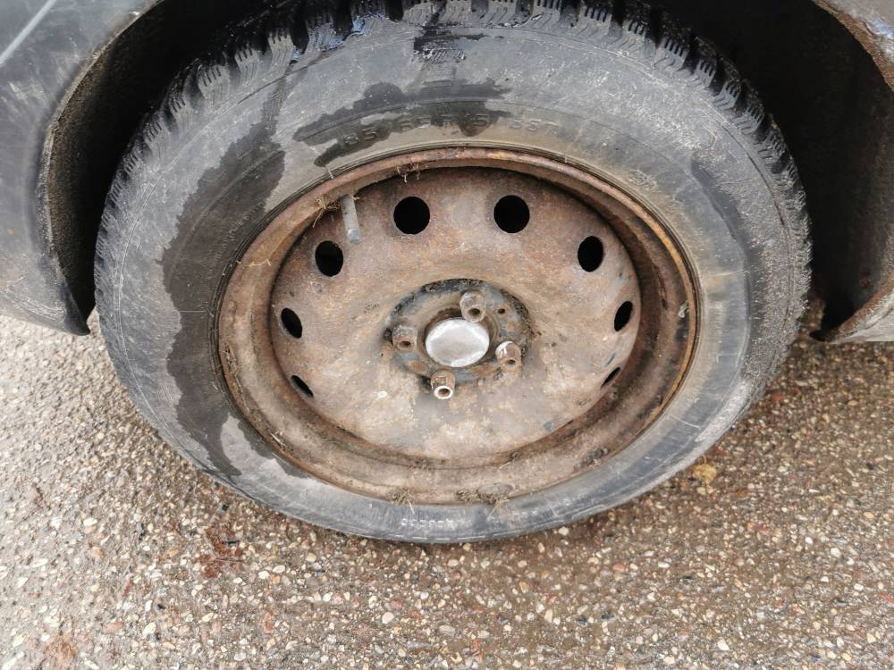 4X100 Renault Scenic 2000 Komplet stalowych felg R15 - Thumbnail 3