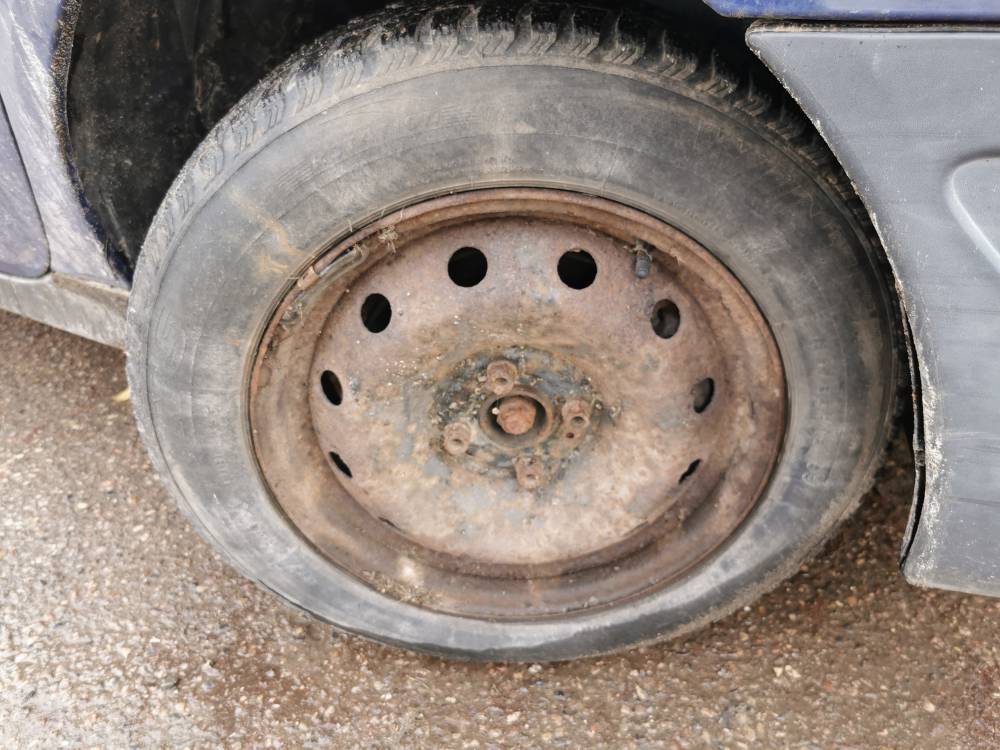 4X100 Renault Scenic 2000 Komplet stalowych felg R15 - Thumbnail 6