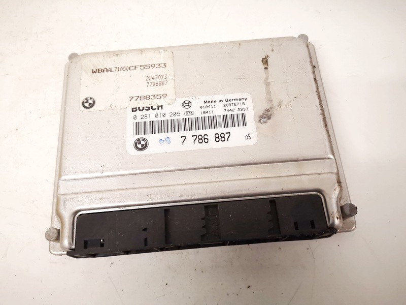 7786887 BMW 3-Series 2001 ECU Engine Computer (Engine Control Unit)