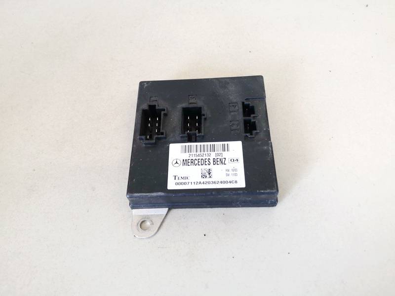 2115452132 Mercedes-Benz E-CLASS 2004 General Module Comfort Relay (Unit)