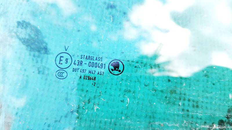 AS3 Skoda Superb 2013 Door-Drop Glass - REAR RIGHT - Thumbnail 2